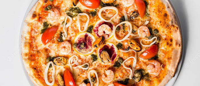 Seafood Pizza  10'' 