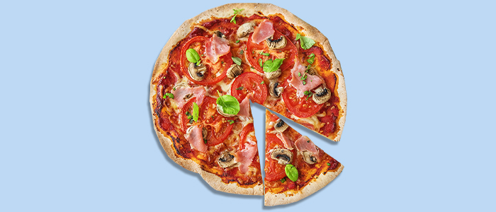 Ham Pizza  7'' 