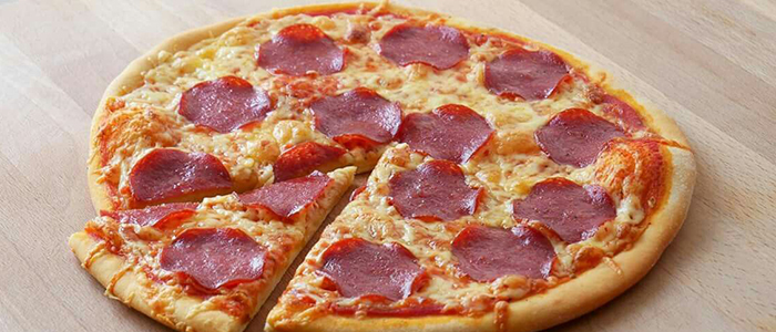 Salami Pizza  7'' 