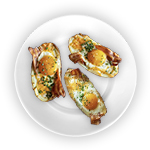 Baked Potato With Egg Mayonnaise 