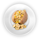 Baked Potato With Chicken Sweetcorn 