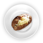 Baked Potato With Butter 
