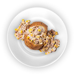 Baked Potato With Tuna & Sweetcorn 