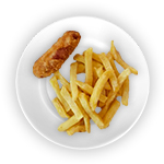 Kids Jumbo Sausage Supper (1) 