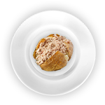 Baked Potato With Chicken Mayonnaise 