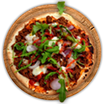 Spicy Beef Pizza  7'' 