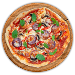 Onion & Mushroom Pizza  10'' 